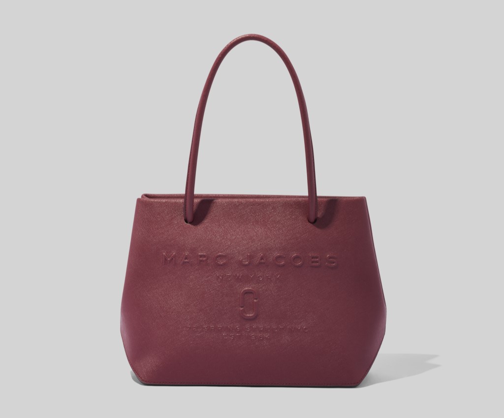 The Logo Shopper East-West Tote Bag (Vachetta Red)